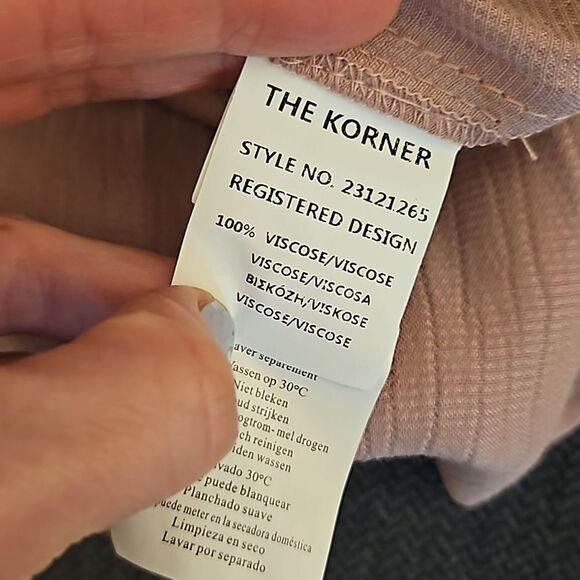 Rose pink Ruched Mini Dress with Plunge Neckline - Picture 5 of 5